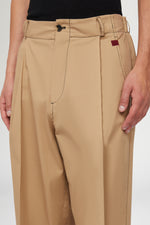 Pantaloni di Cotone Beige