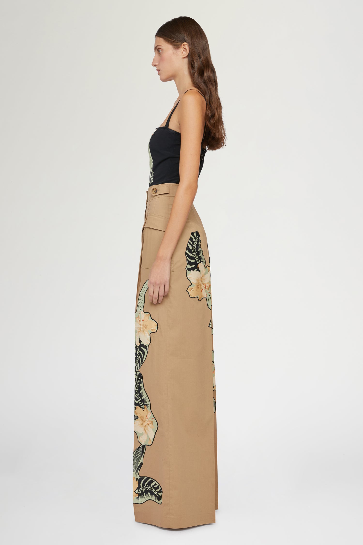 Pantaloni Palazzo Patchwork Ibiscus