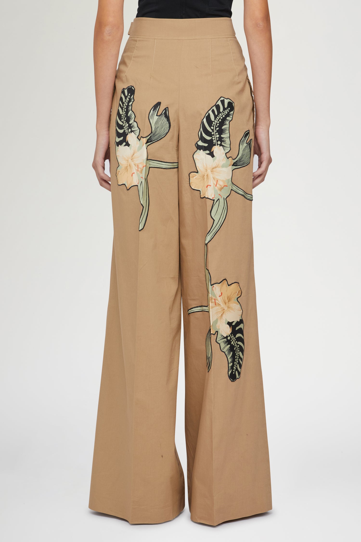 Pantaloni Palazzo Patchwork Ibiscus