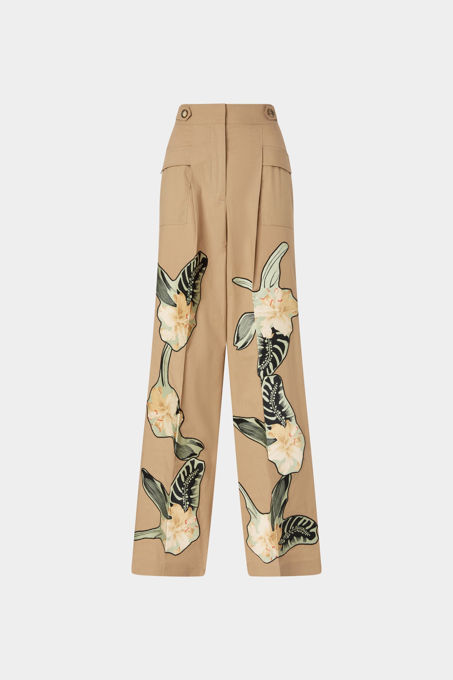 Pantaloni Palazzo Patchwork Ibiscus
