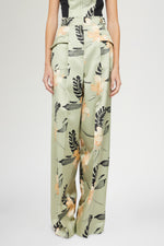 Palazzo Pants Ibiscus Print