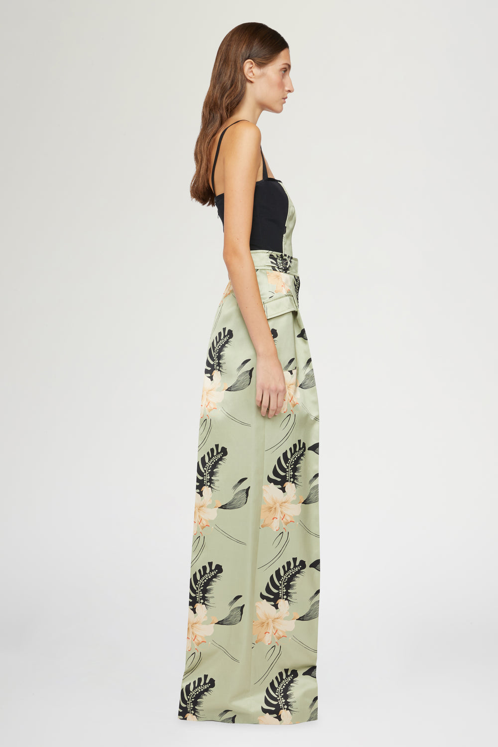 Palazzo Pants Ibiscus Print