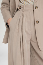 Taupe Palazzo Pants