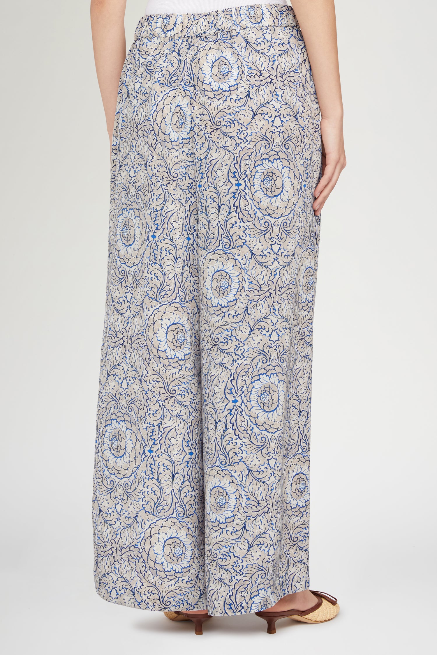 Cotton Pants with Mandala Print