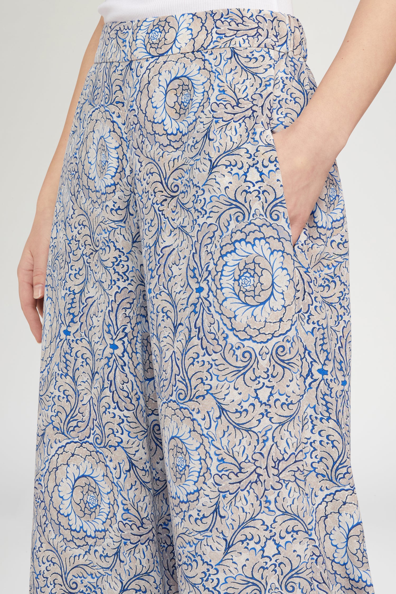 Cotton Pants with Mandala Print