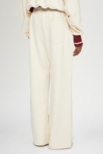 Ivory Cotton Sweatpants