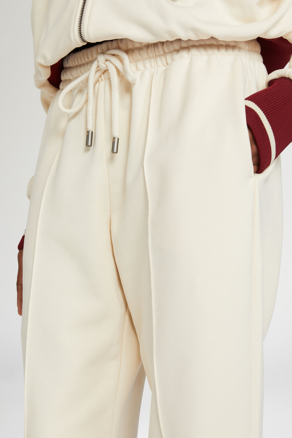 Ivory Cotton Sweatpants