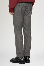 Grey Regular-Fit Pants in Wool
