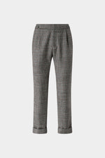 Grey Regular-Fit Pants in Wool