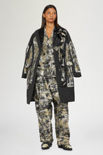 Pantaloni Loose in Broccato