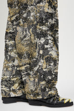 Pantaloni Loose in Broccato