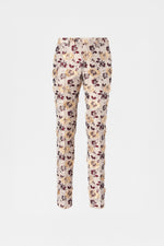 Pantaloni Sartoriali in Jacquard Floreale