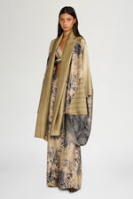 Palazzo Pants in Printed Silk
