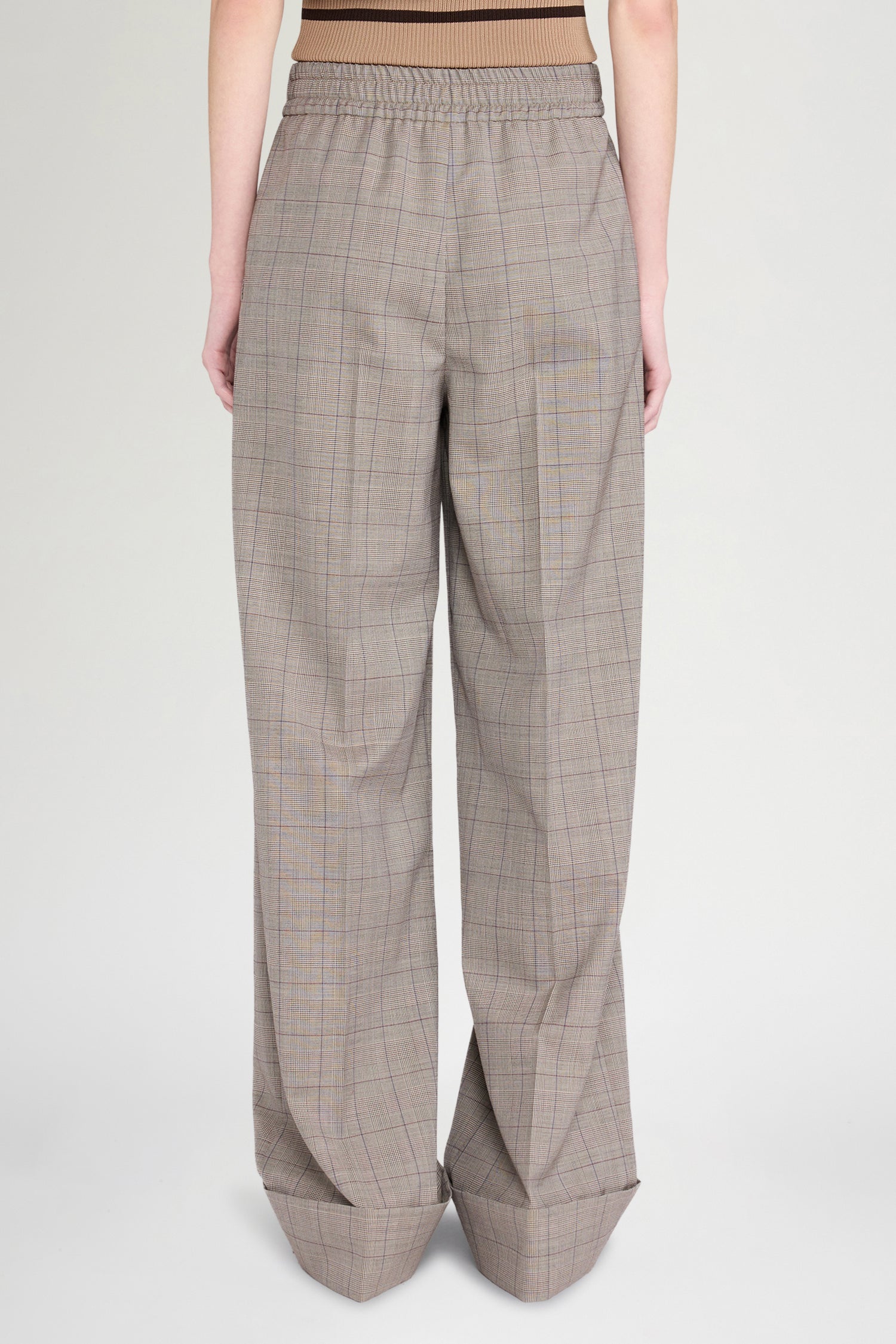 Pantaloni Principe di Galles Grigio