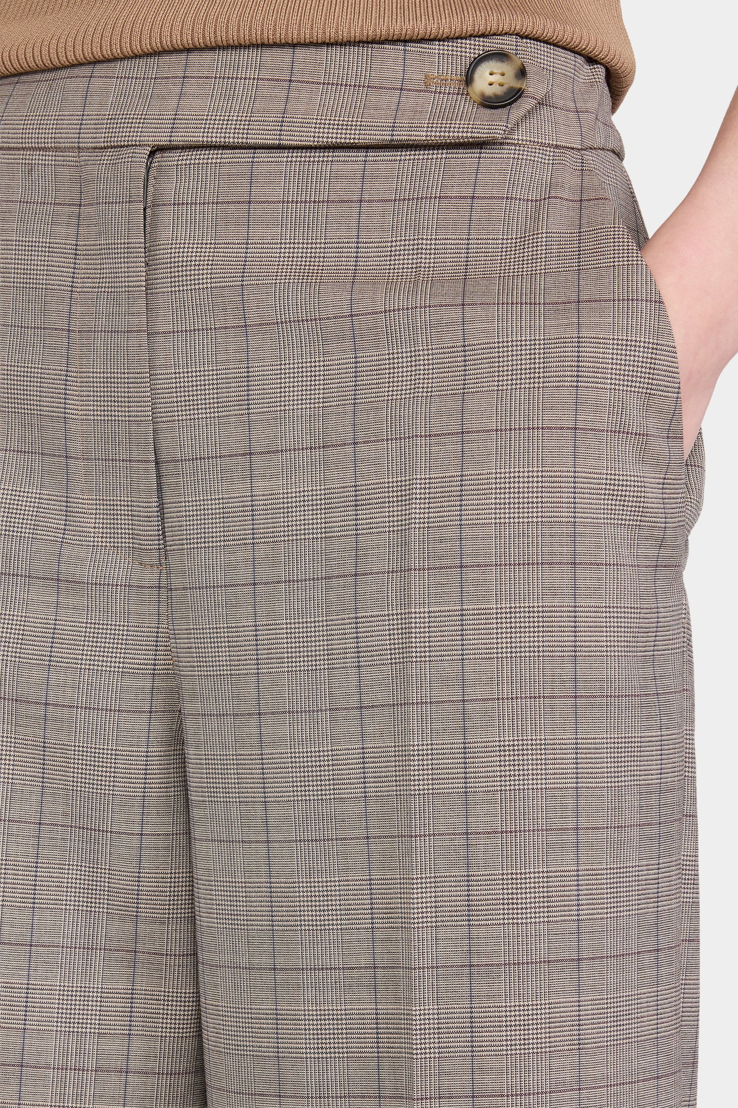 Pantaloni Principe di Galles Grigio