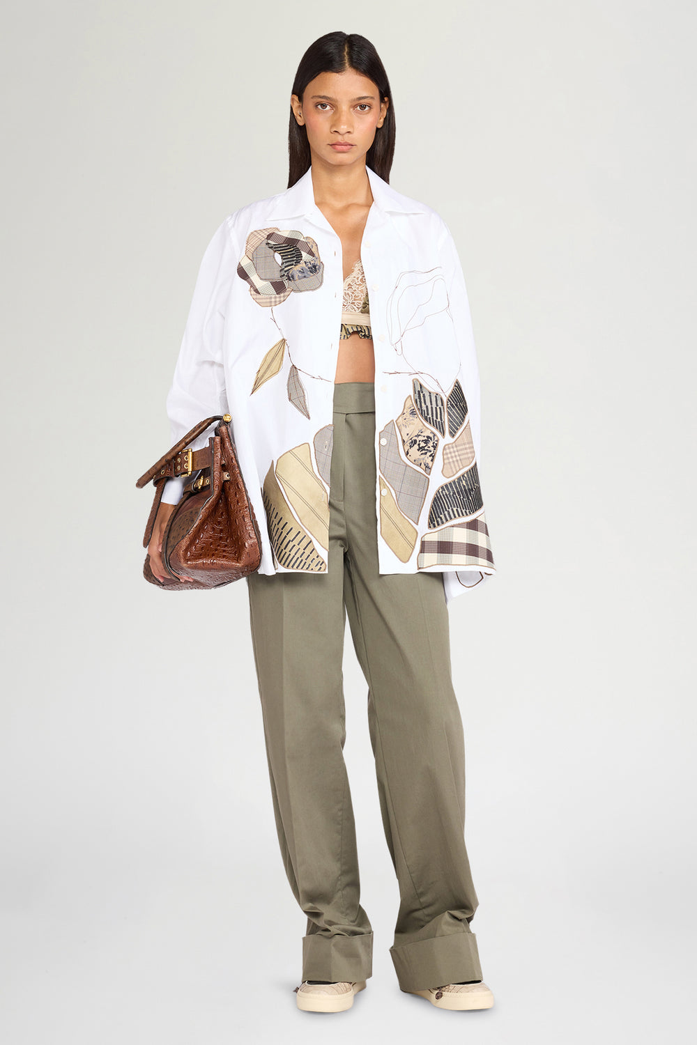 Pantaloni Sartoriali a Gamba Larga