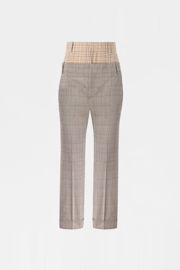 Pantaloni Principe di Galles a Doppio Effetto