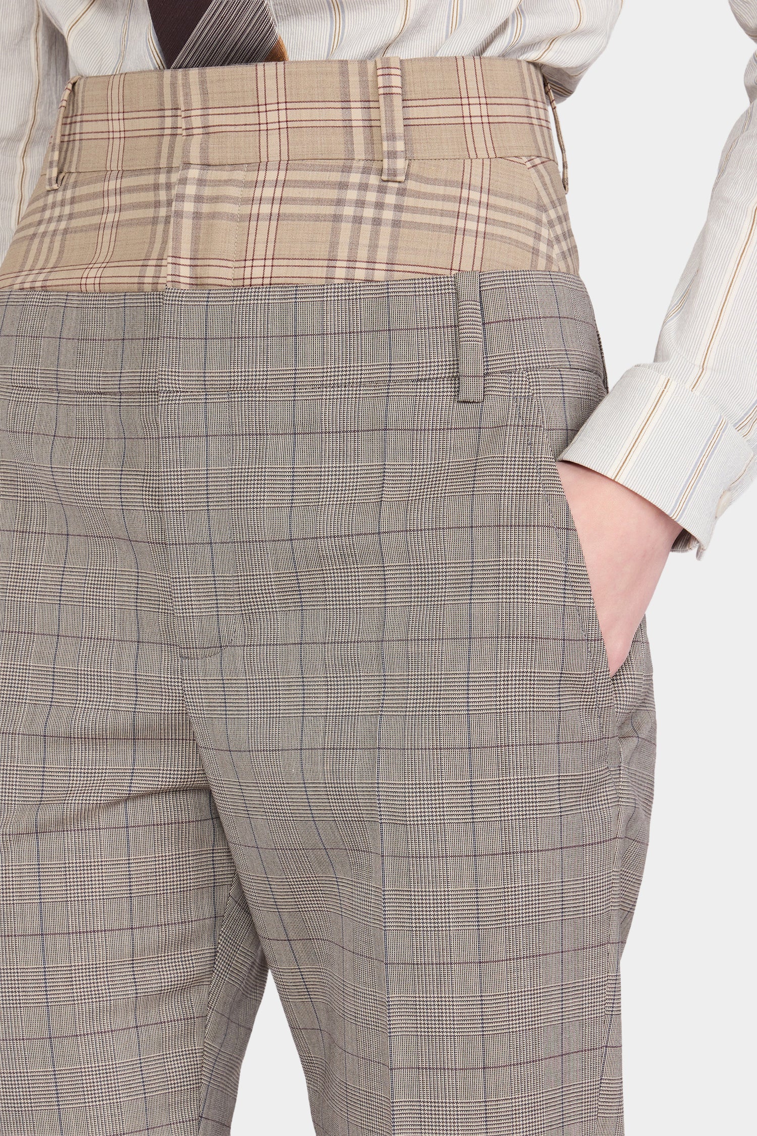 Pantaloni Principe di Galles a Doppio Effetto