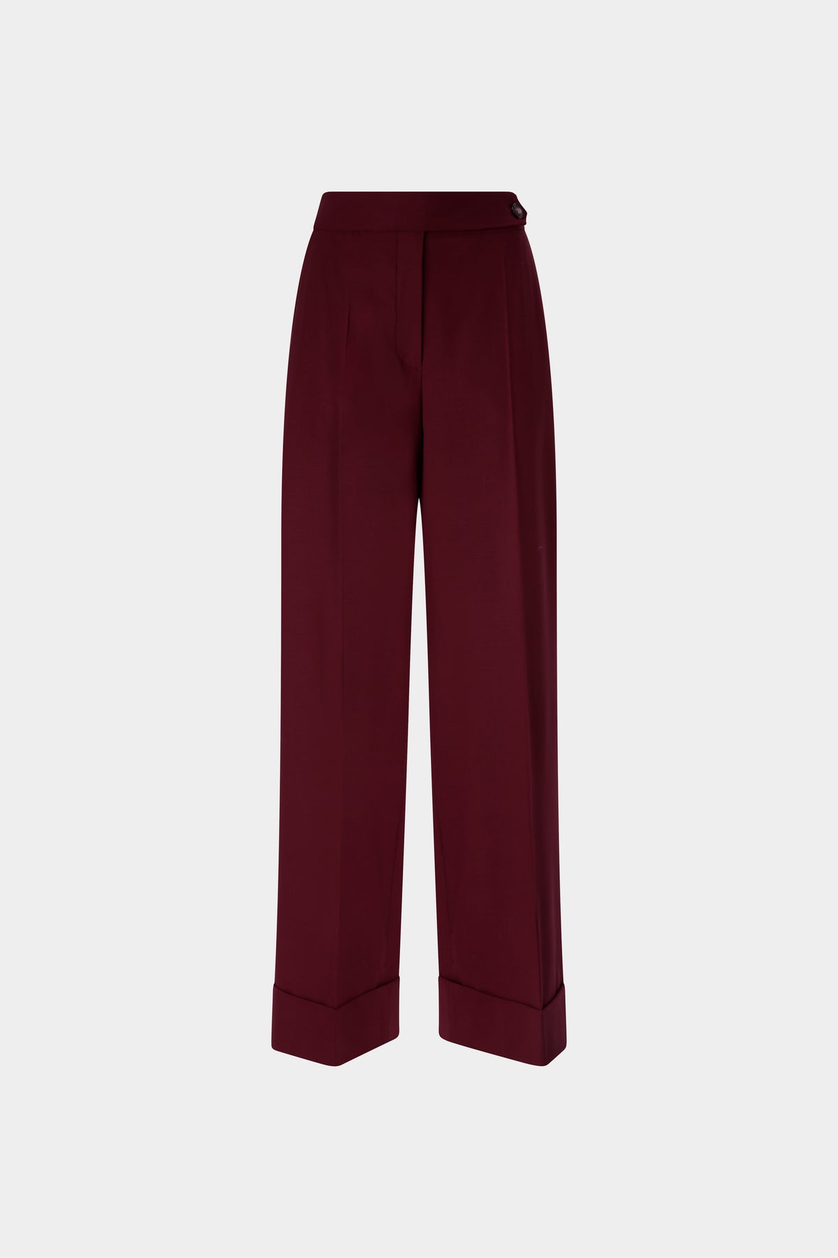 Pantaloni Ampi Bordeaux