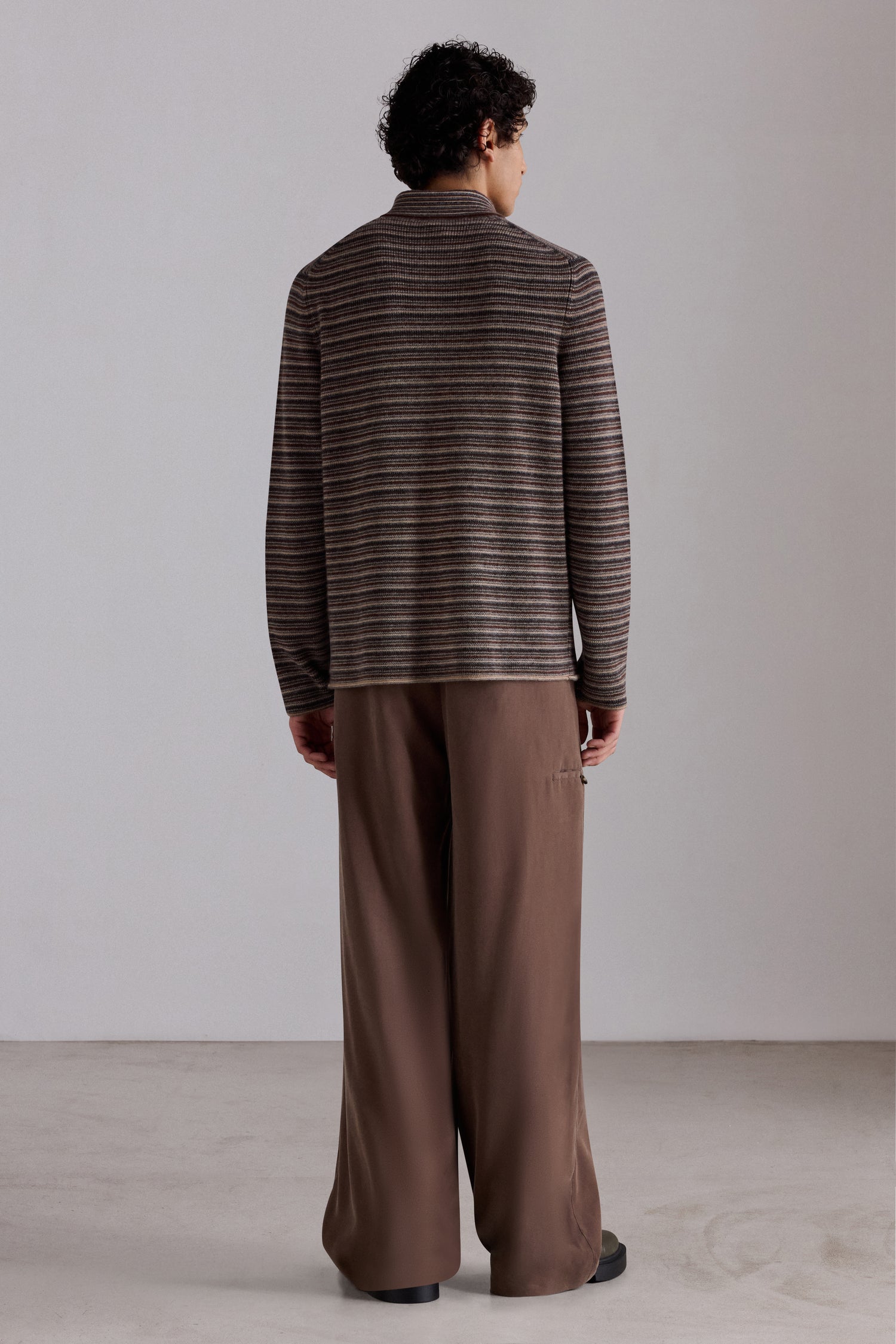 Pantaloni Fluidi a Gamba Larga 