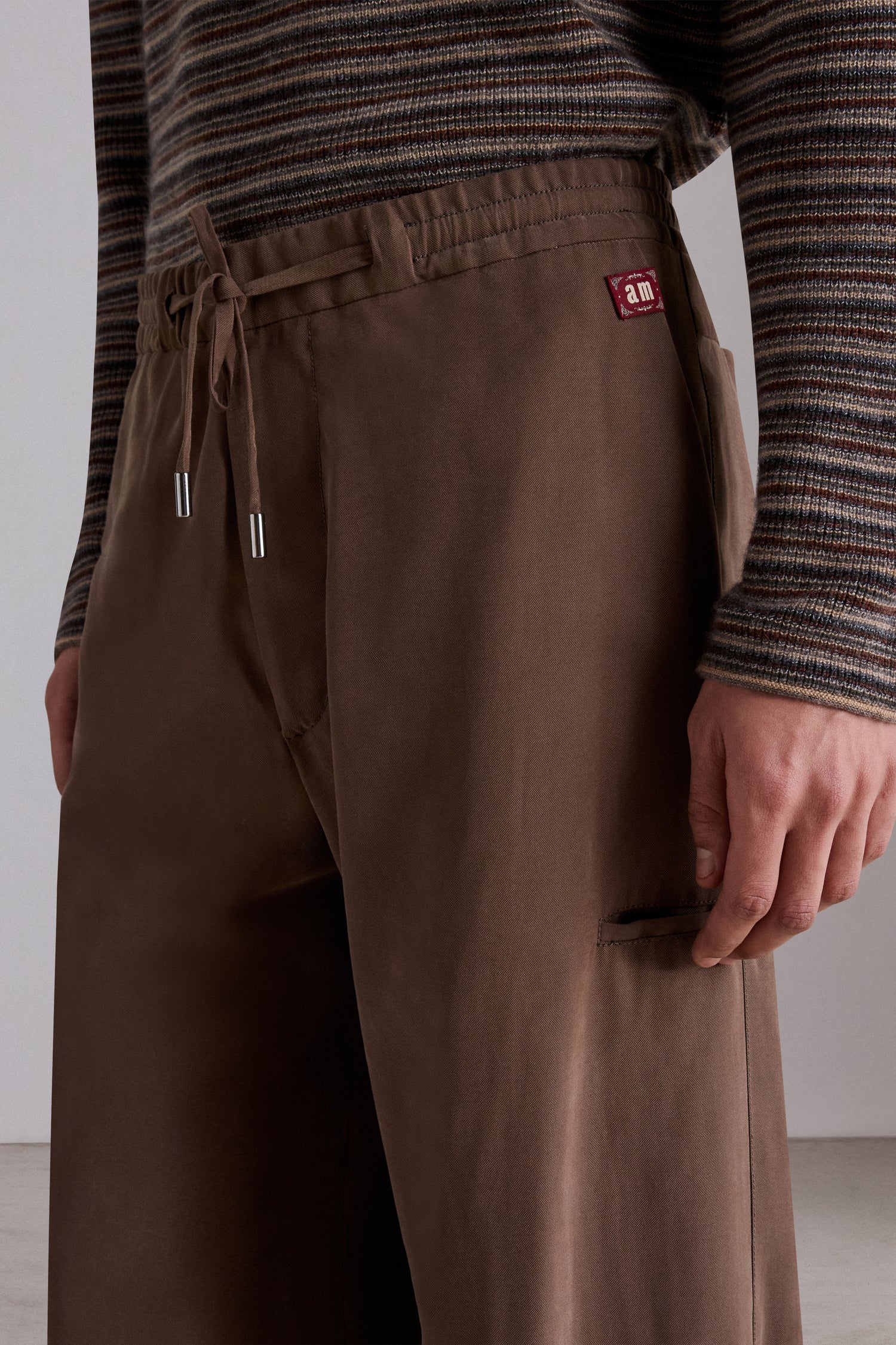 Pantaloni Fluidi a Gamba Larga 