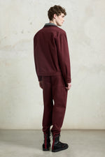 Pantaloni da carpentiere bordeaux