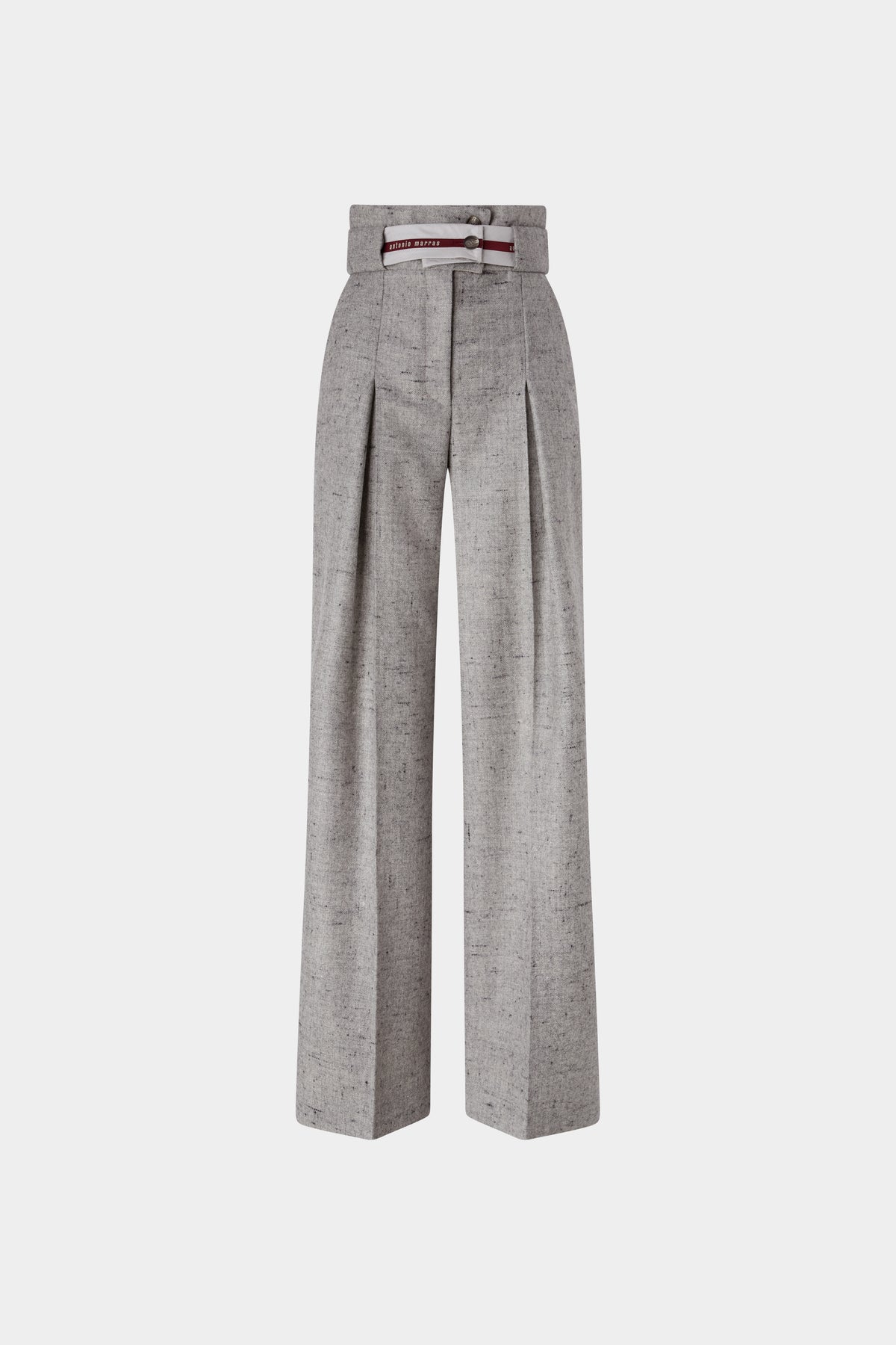 Pantaloni a gamba larga con vita a bustier