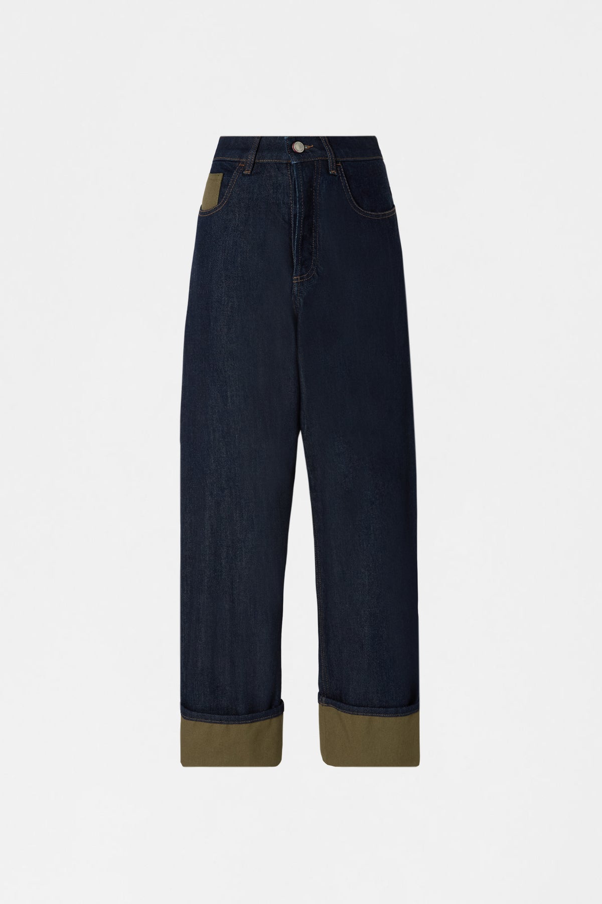 Pantaloni a 5 tasche dal taglio ampio