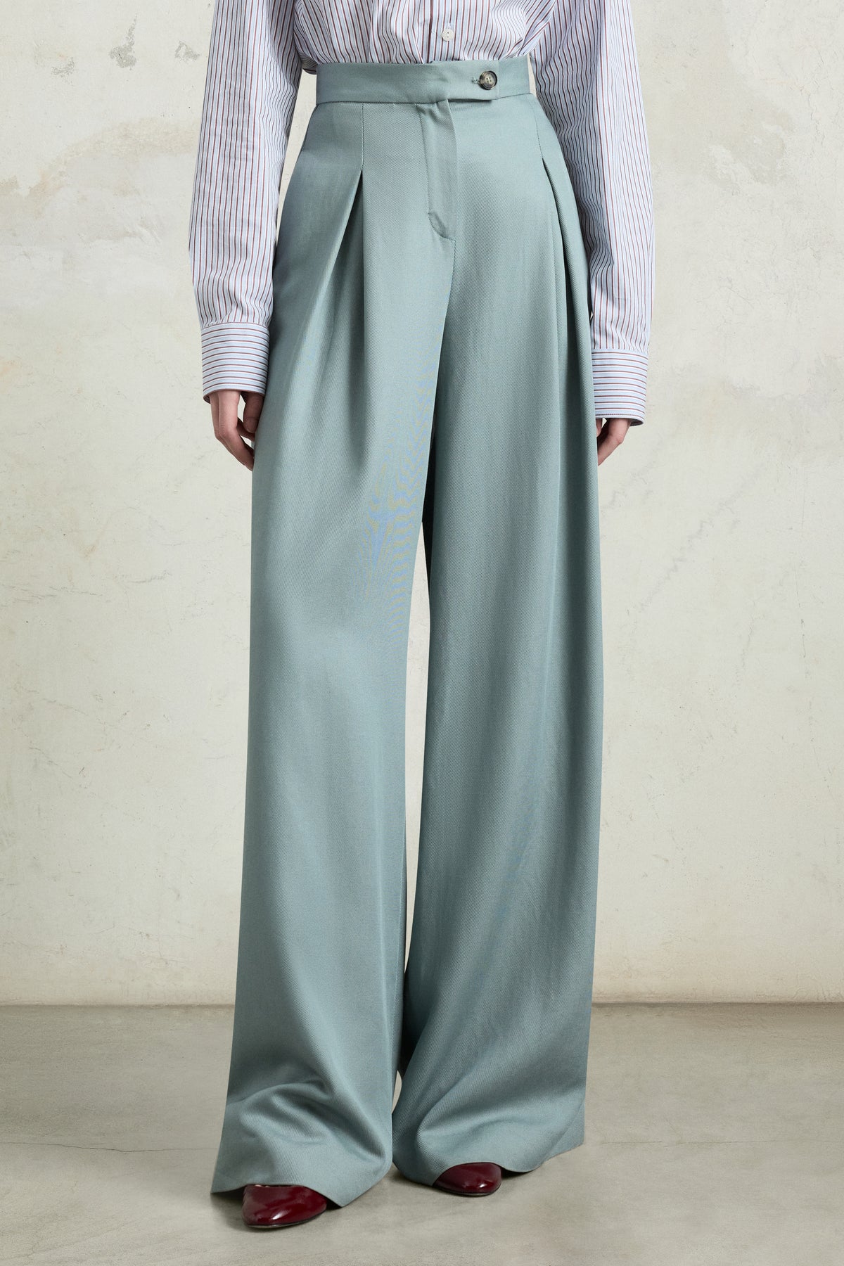 Pantaloni palazzo a vita alta