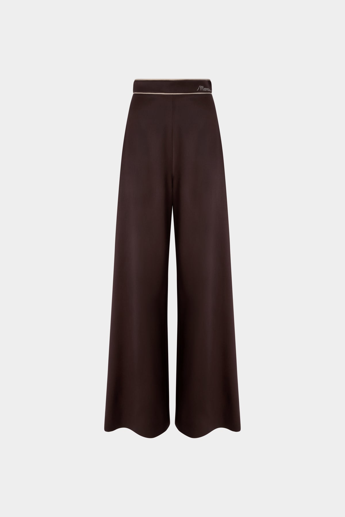 Pantaloni Ampi Cioccolato