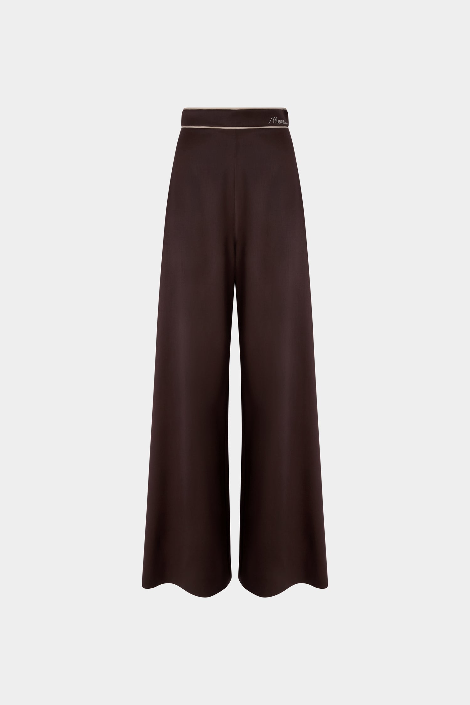 Pantaloni Ampi Cioccolato