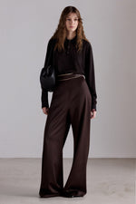 Pantaloni Ampi Cioccolato