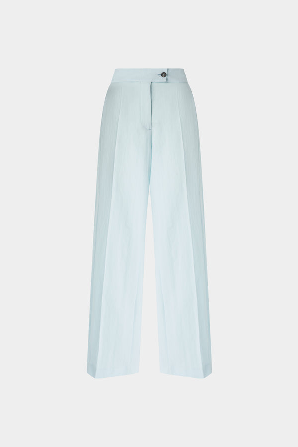 Pantaloni a Gamba Dritta Azzurri