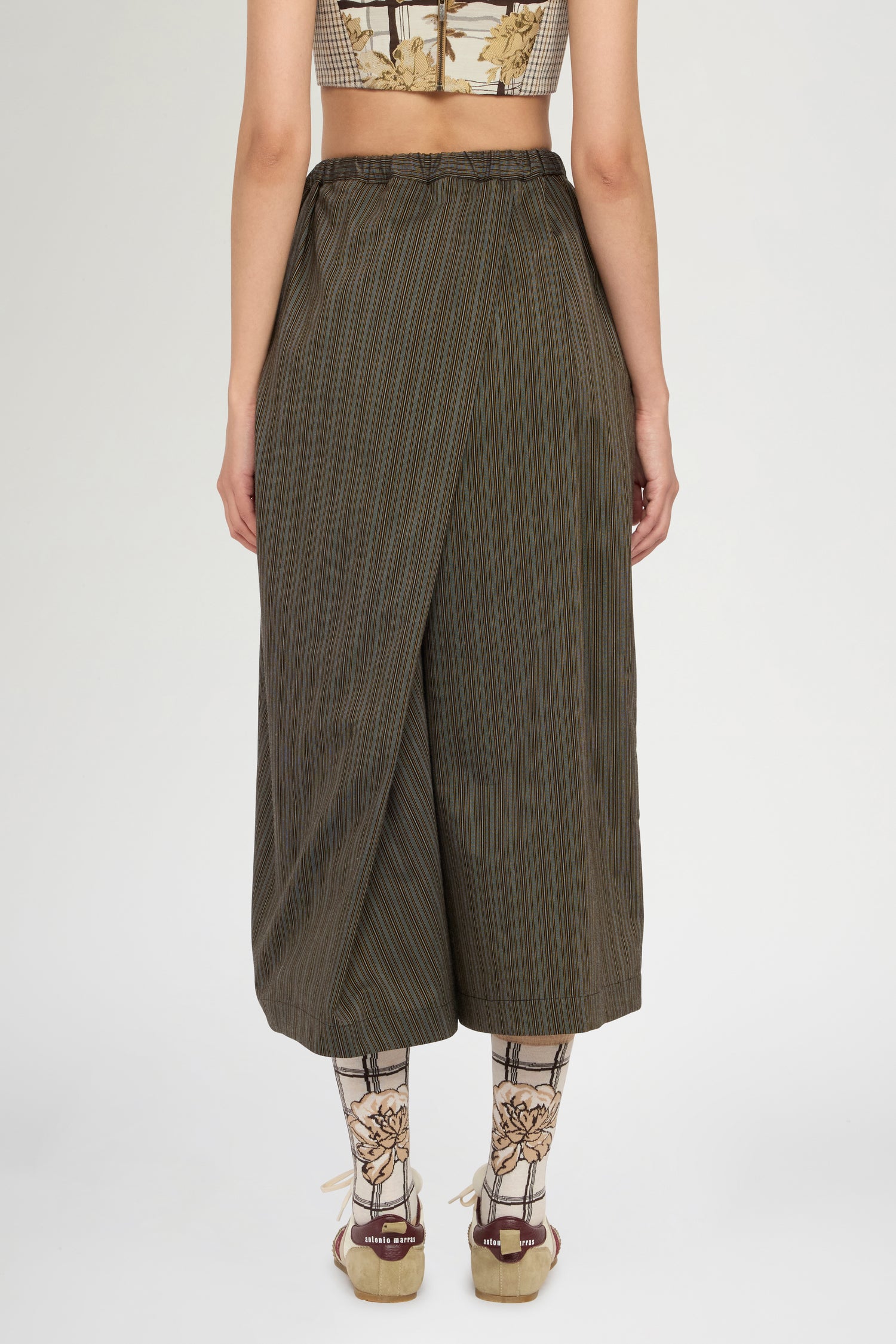 Pantalone Portafoglio Ampio Gessato