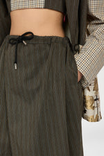 Pantalone Portafoglio Ampio Gessato