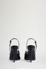 Black Bow Sandals