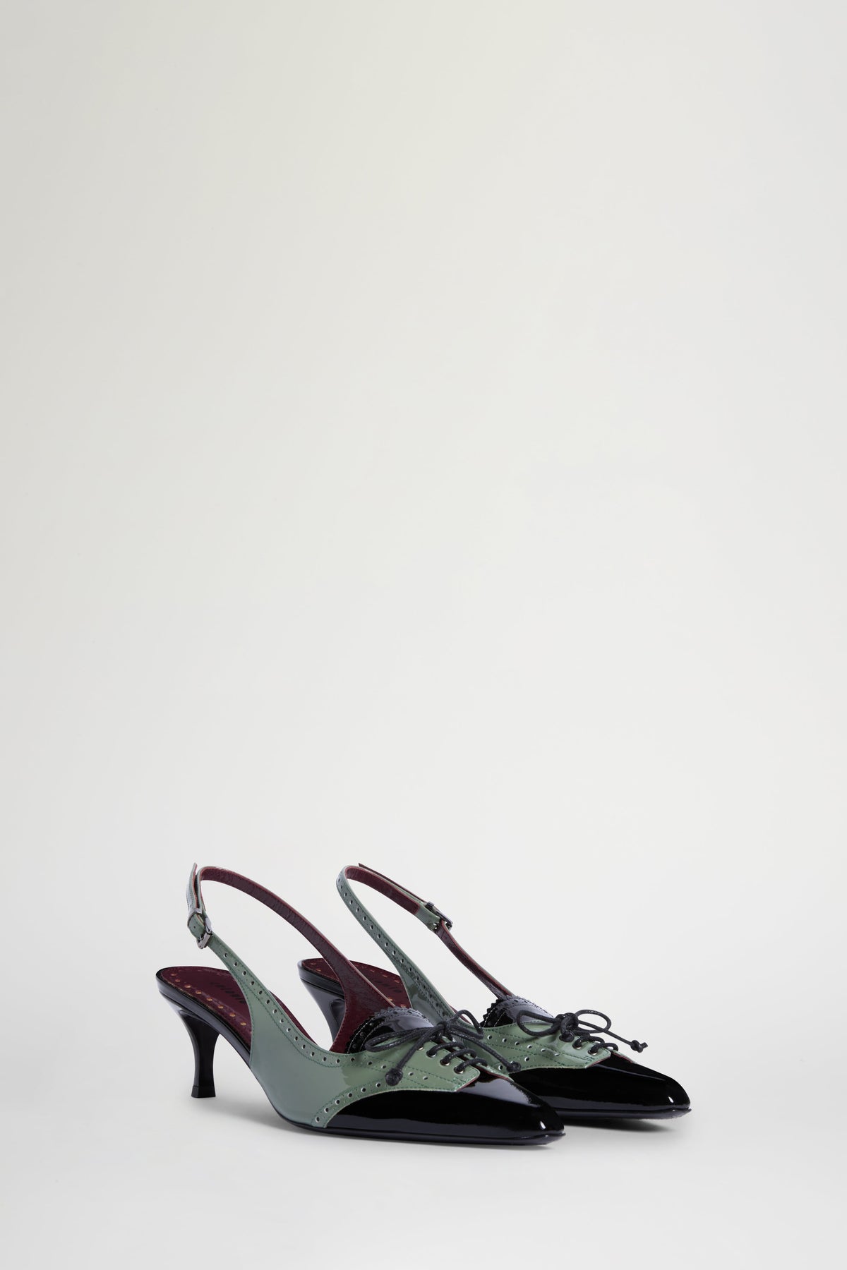 Slingback Nere e Verdi