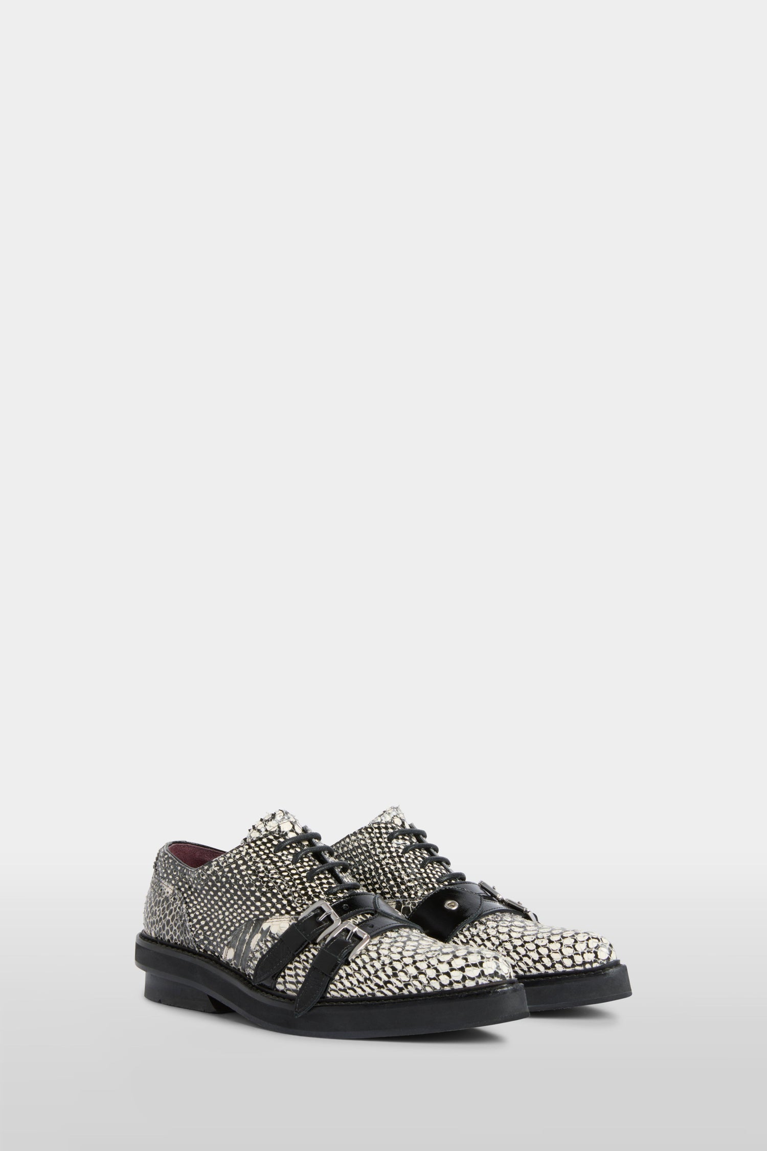 Python-Effect Derby Shoes