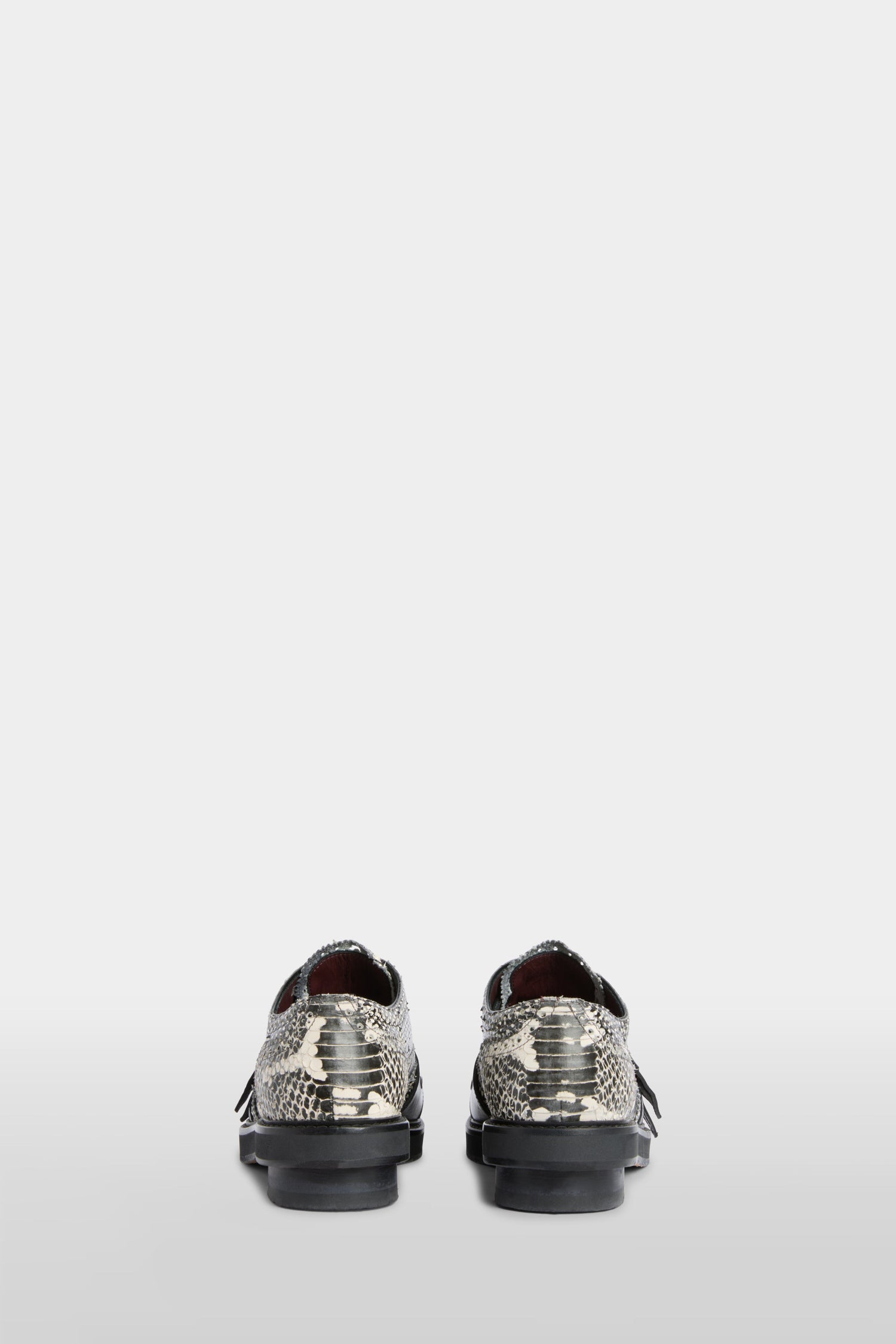 Python-Effect Derby Shoes