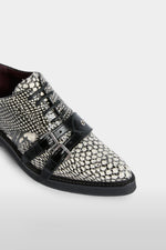 Python-Effect Derby Shoes