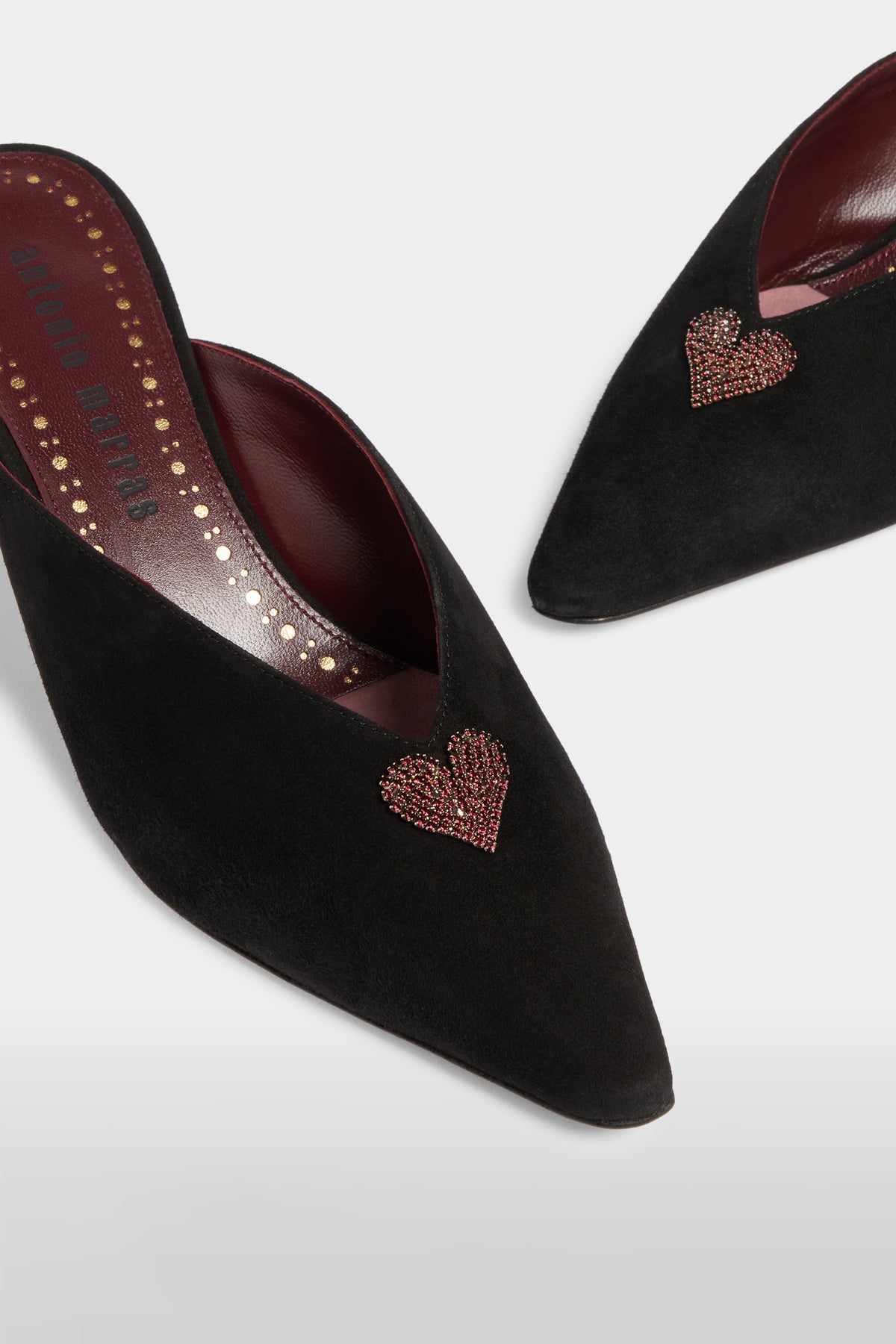 Mule con Tacco in Suede