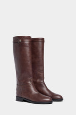 Brown Knee-High Boots