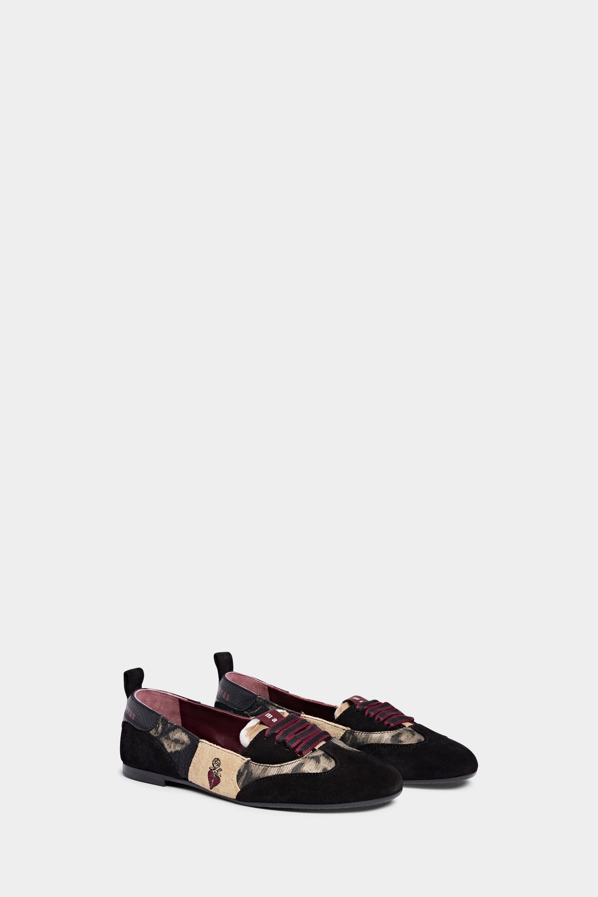 Black Lollove Ballerina Sneakers