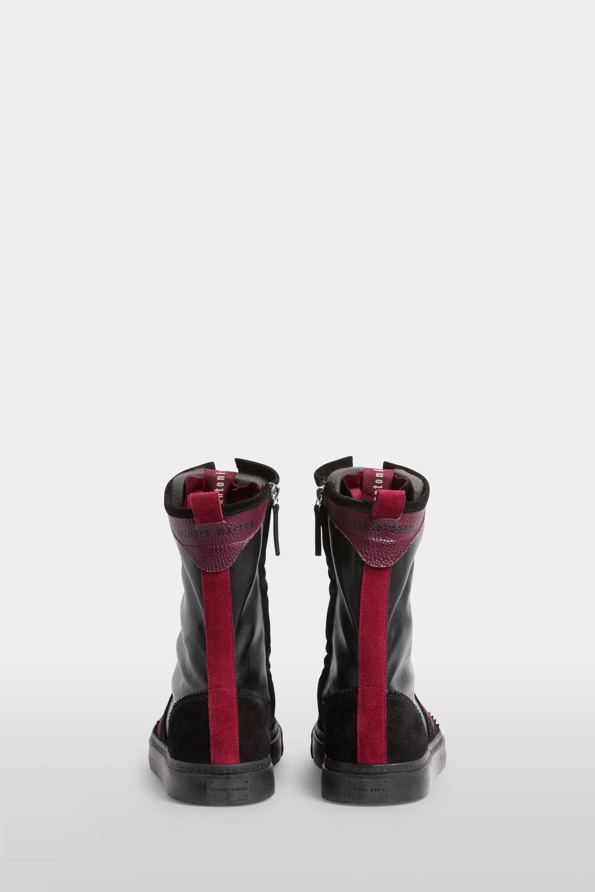 Black Lace-Up Boots