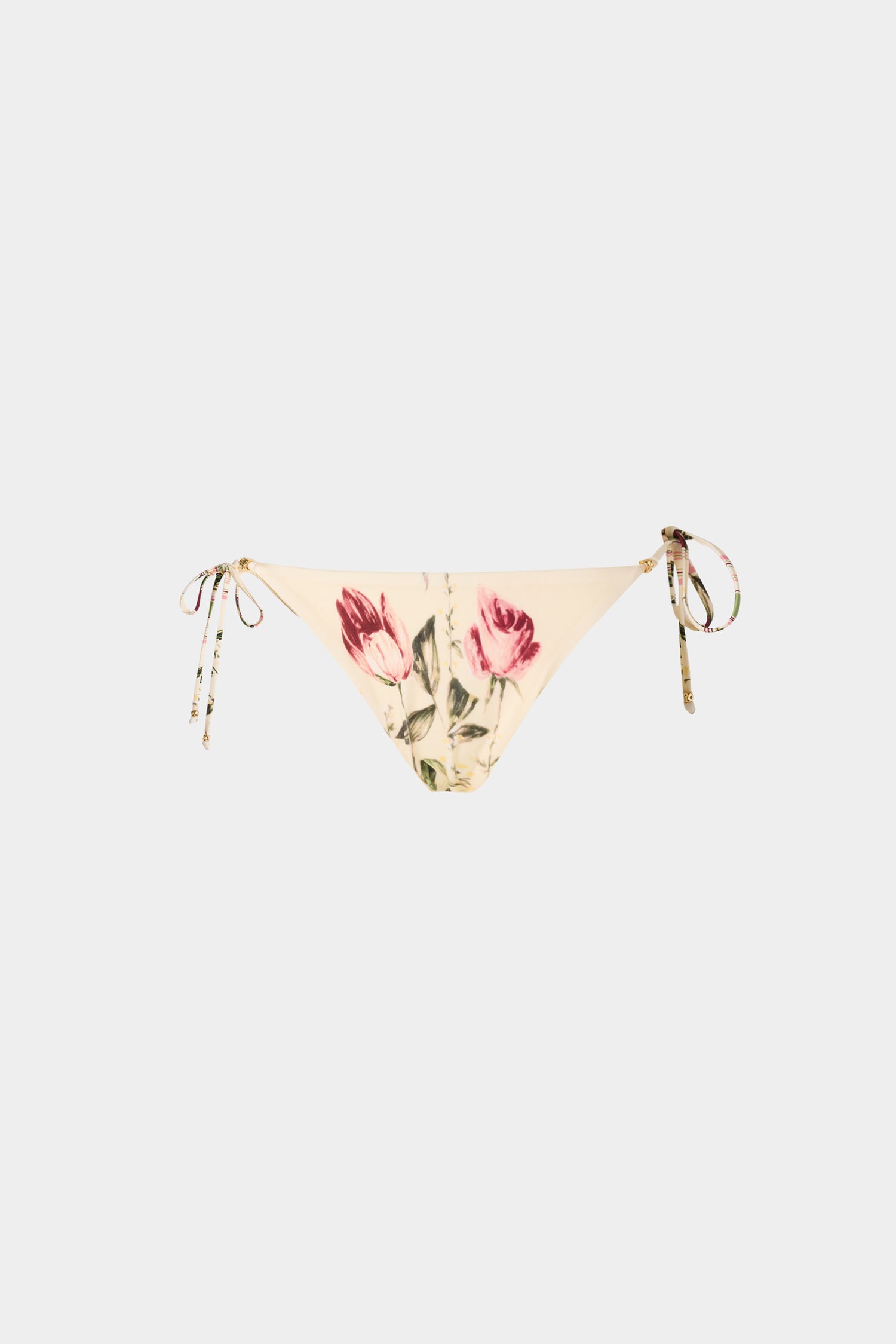 Rose and Tulip Tie-Side Bikini Bottom