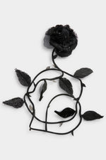 Black Rose Brooch