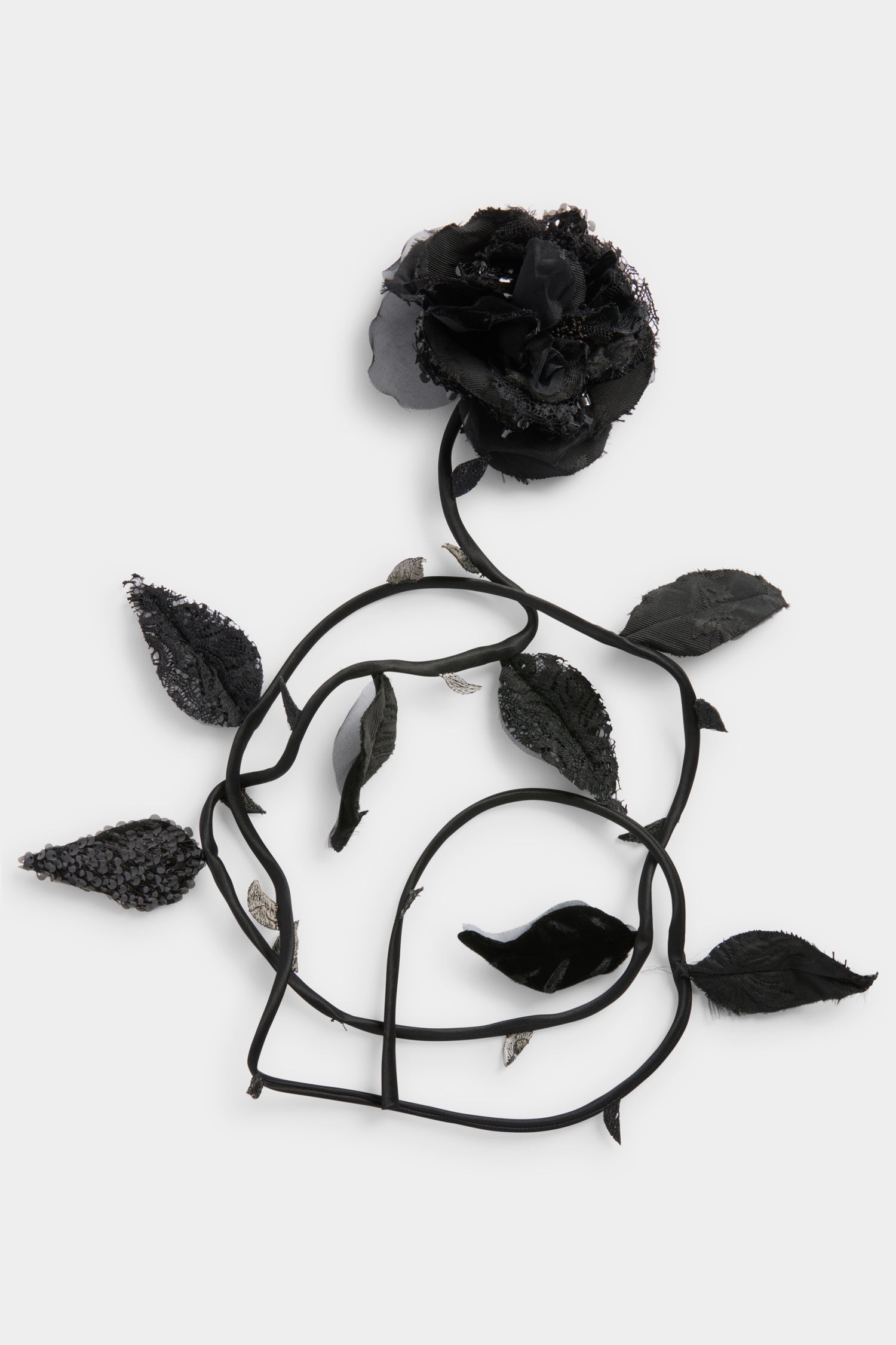 Black Rose Brooch