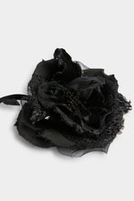 Black Rose Brooch