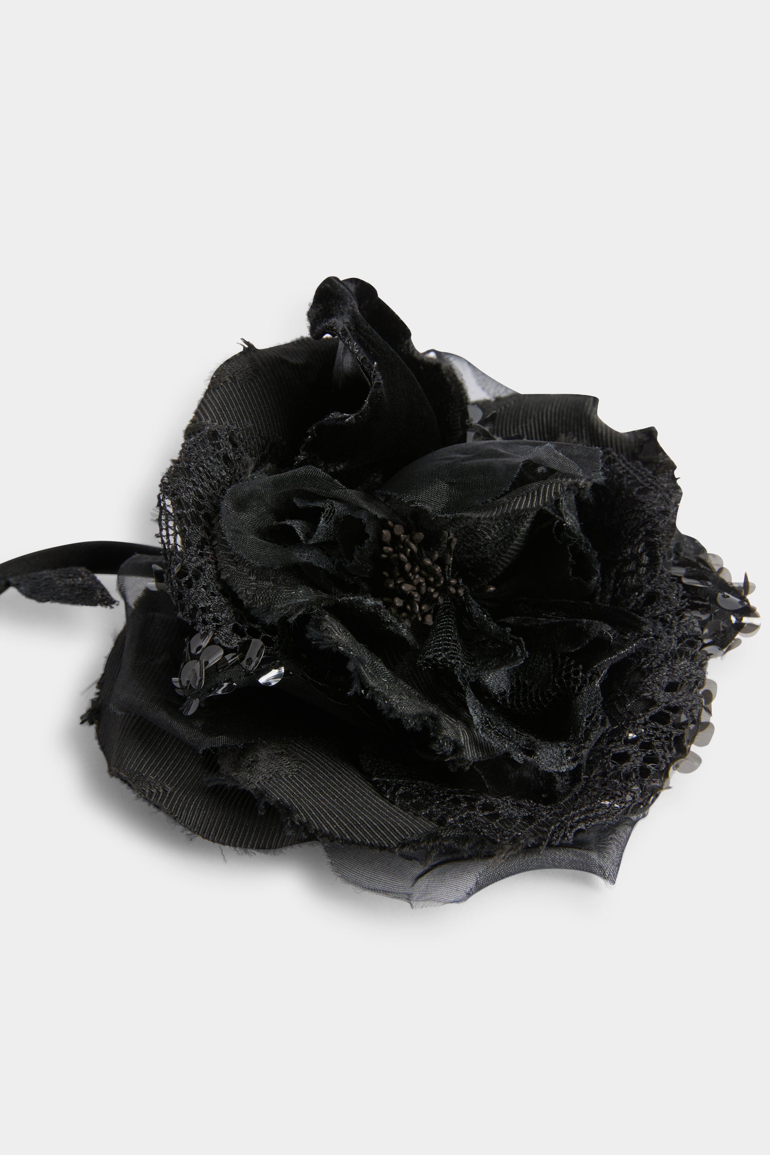 Black Rose Brooch