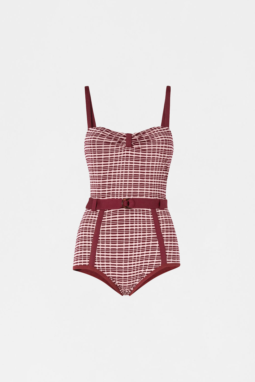 Patterned Belted Playsuit